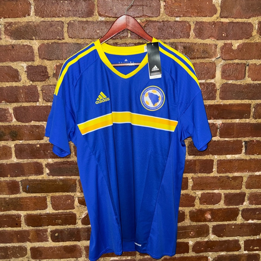 Bosnia BIH Shirt Euro for 2016 - Adidas Home Jersey 2016-17 (Large NWT)
